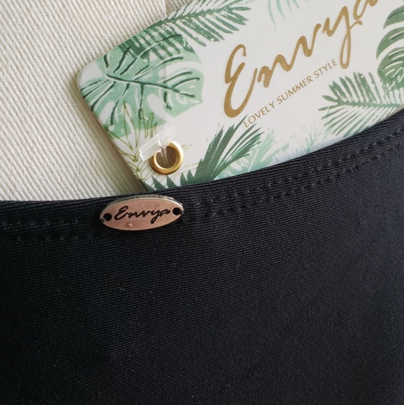 Envya Black Plunge Swimsuit - Picture 4 of 6